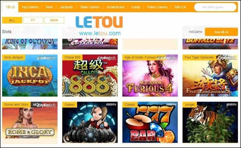 Top ưu điểm nổi bật của sòng casino trực tuyến Letou