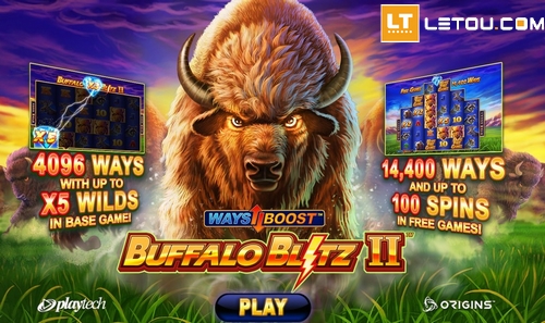 Hướng dẫn cách chơi slot game Buffalo Blitz II tại Nhà Cái Letou