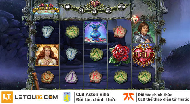 Hướng dẫn cách chơi 15 Crystal Roses slot tại nhà cái 188bet